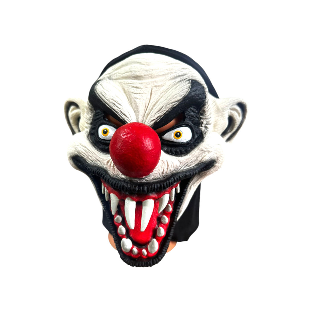 Fantasia Máscara Palhaço assustador com Bocão aberto látex em Oferta na Shopee