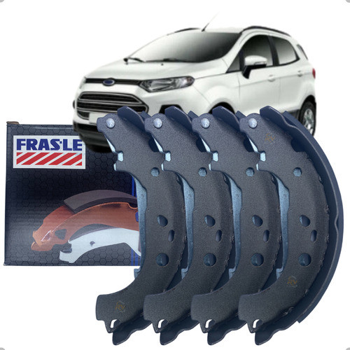 Kit Sapata Lona Freio Traseiro Original Frasle New Ecosport Sigma 2013 2014 2015 2016 2017 a 2019