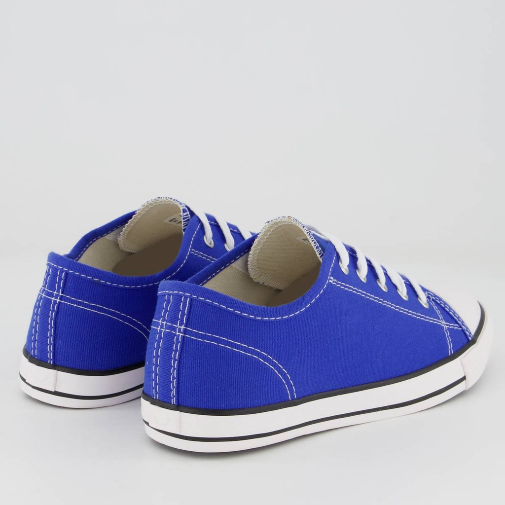 Detalhes do Tênis Diversão Canvas Low Color Infantil Azul