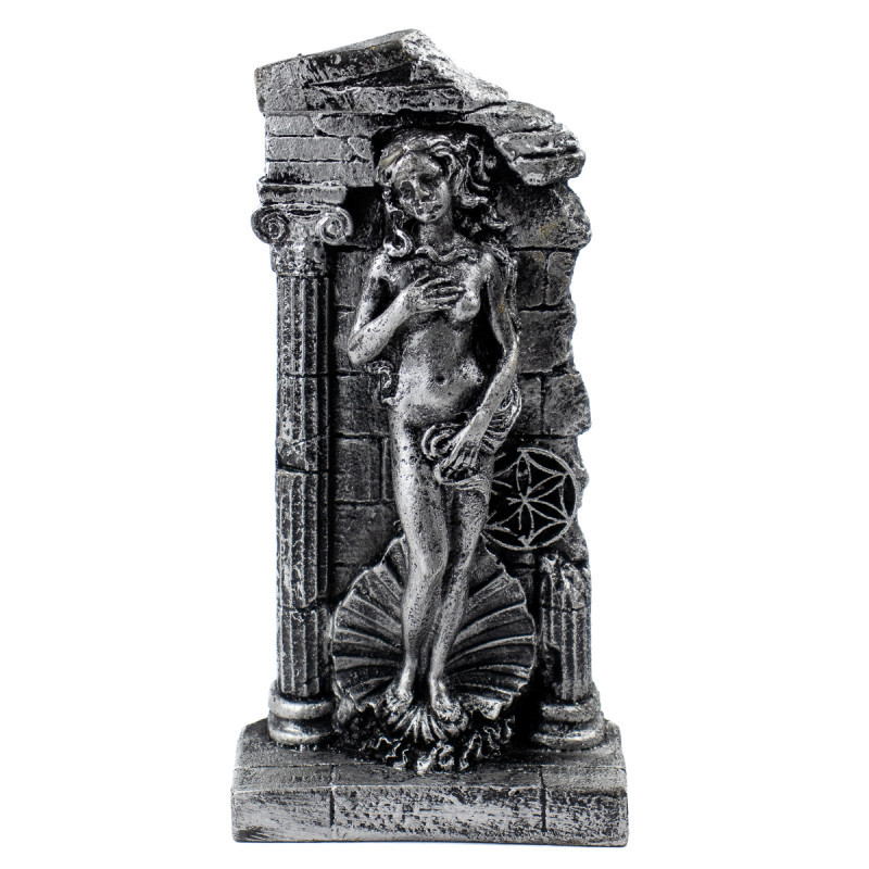 Escultura Deusa Afrodite no Portal 17 Metalica cm em Resina
