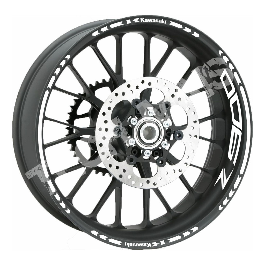 Adesivo Refletivo Para Rodas De Moto Kawasaki Z 900 2025