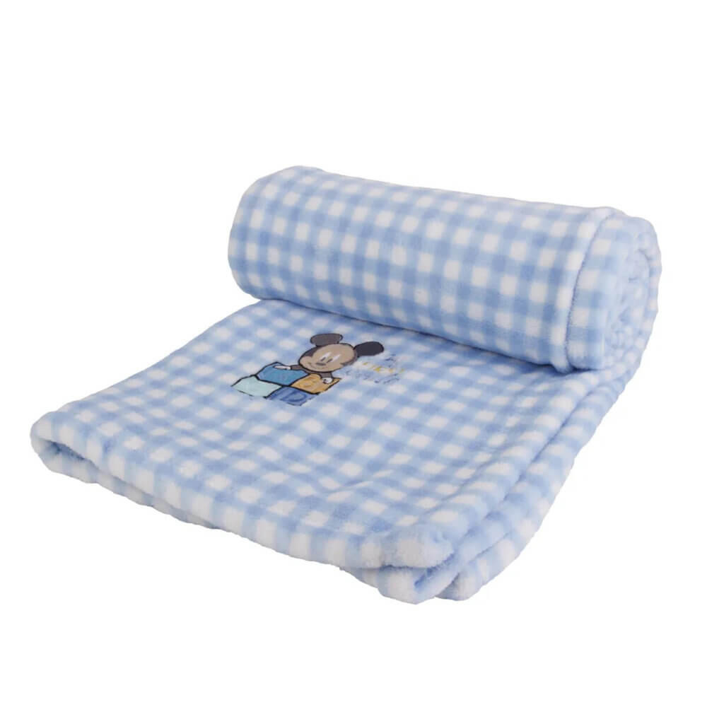 Cobertor Jolitex Microfibra Bordado Disney Mickey em Oferta na Shopee