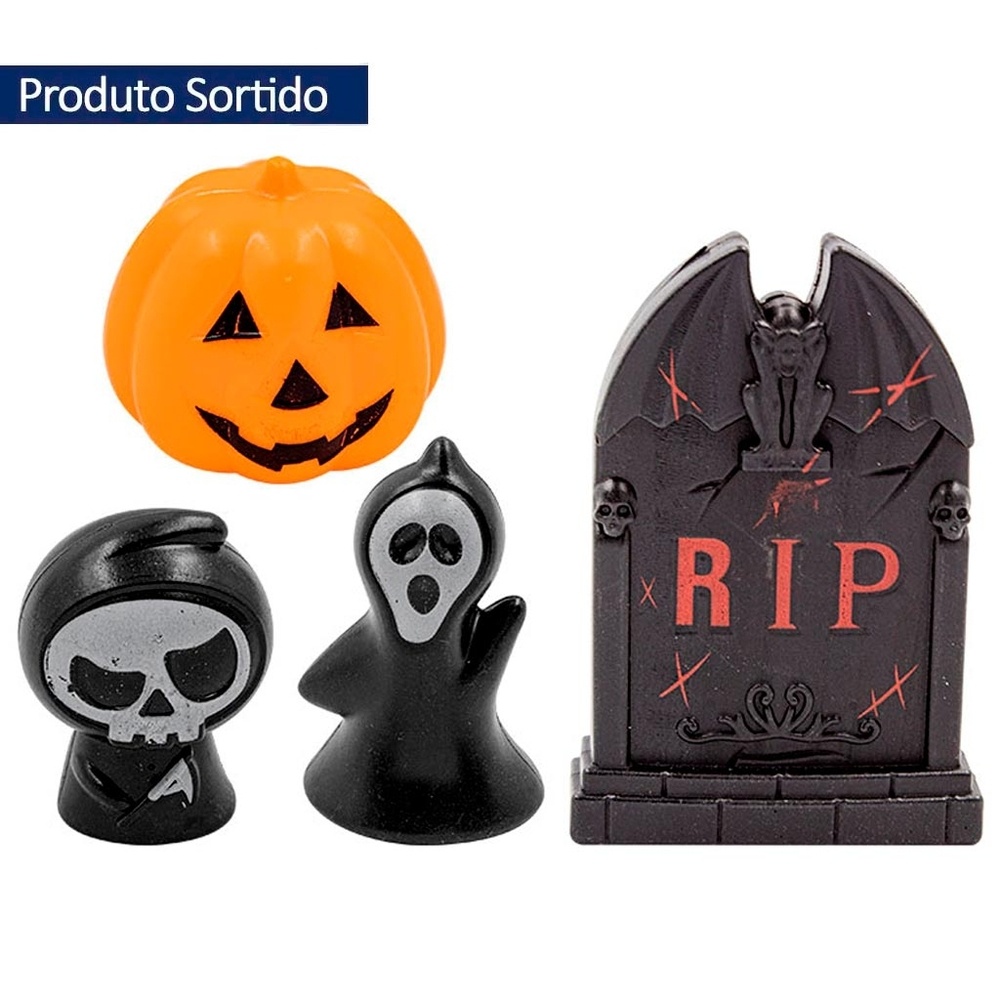 Halloween Enfeite Kit Cemitério Túmulo III c/5 - Cim