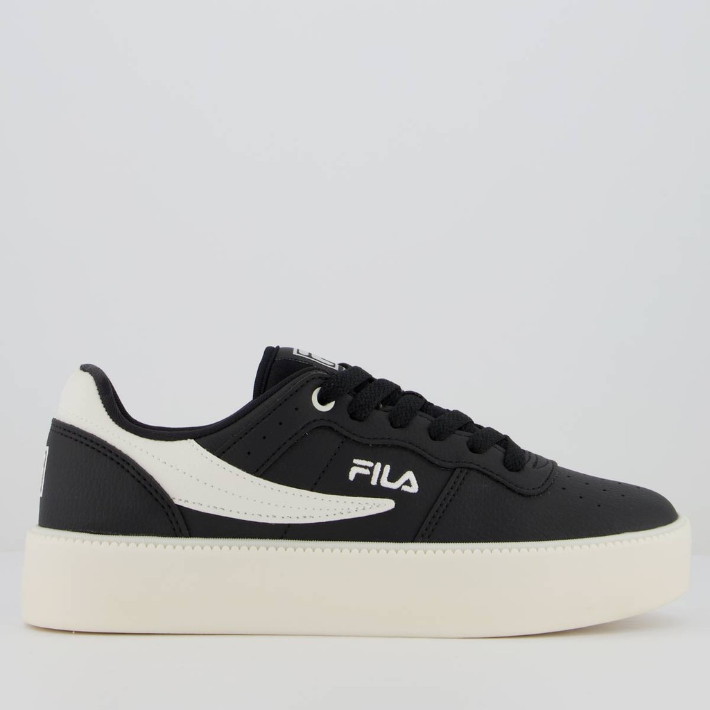 Tênis Fila Original Fitness Bold Feminino Preto e Branco em Oferta na Shopee