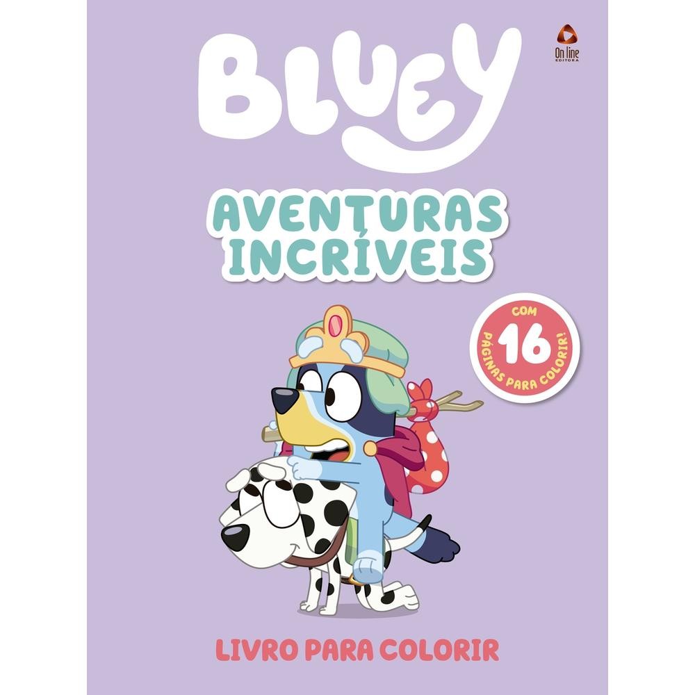 Bluey Livro para Colorir - Aventuras Incríveis em Oferta na Shopee