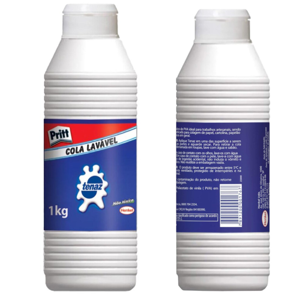 Cola Branca 1KG Tenaz - 01 Unidade em Oferta na Shopee