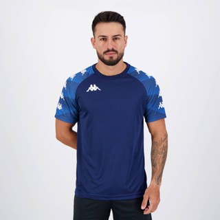 Camisa Kappa Raglany Marinho em Oferta na Shopee
