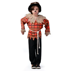 Fantasia Espantalho Infantil Poncho Abrakadabra Fantasias