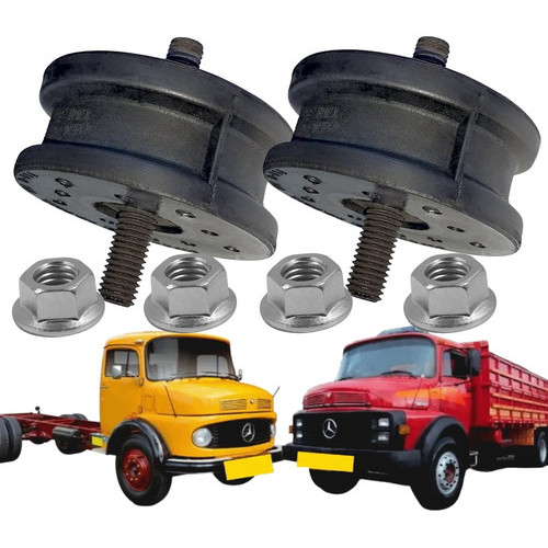 Par Coxim Inferior Radiador Caminhao Mercedes 1113 1313 1513