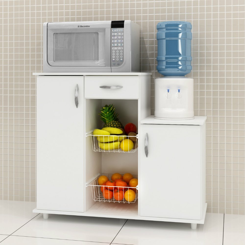 Armário com Fruteira 2 Portas 1 Gaveta Diva Notável Móveis em Oferta na Shopee