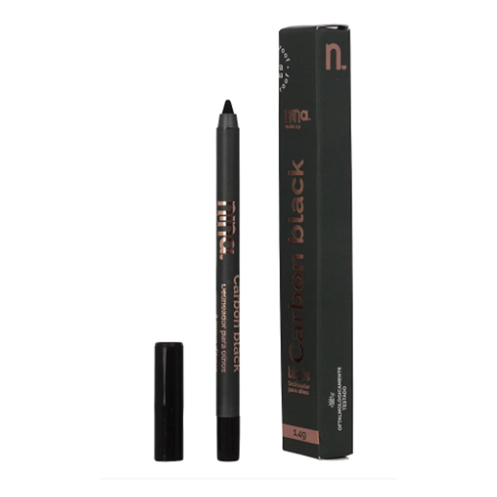 Lapis Para Olhos Carbon Black Nina Make Up
