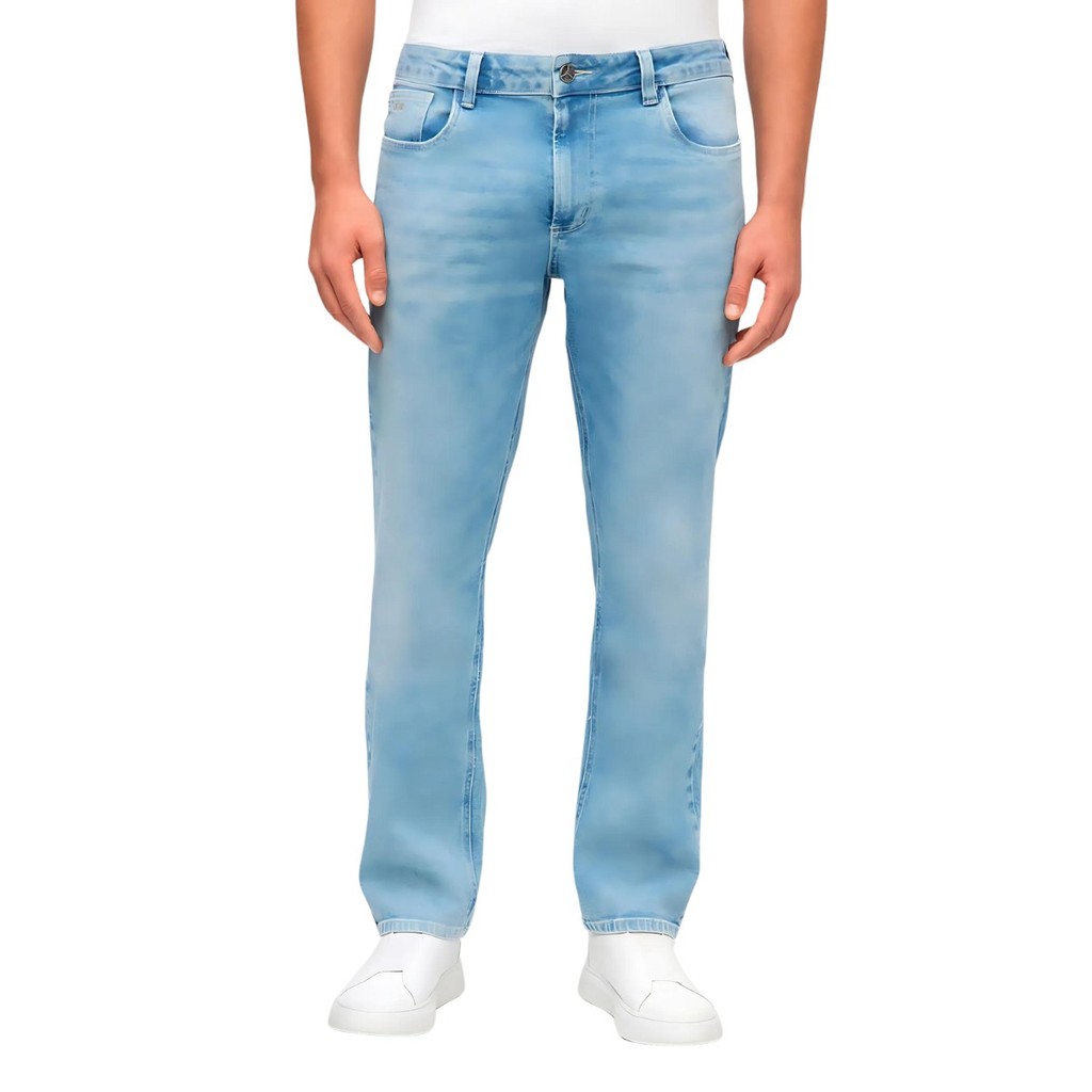 Calça Jeans Masculina Reta Estonada Hangar 33