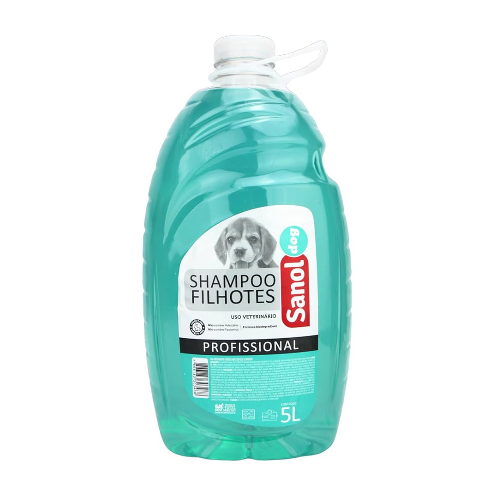Shampoo Para Filhotes 5 L - Sanol Dog