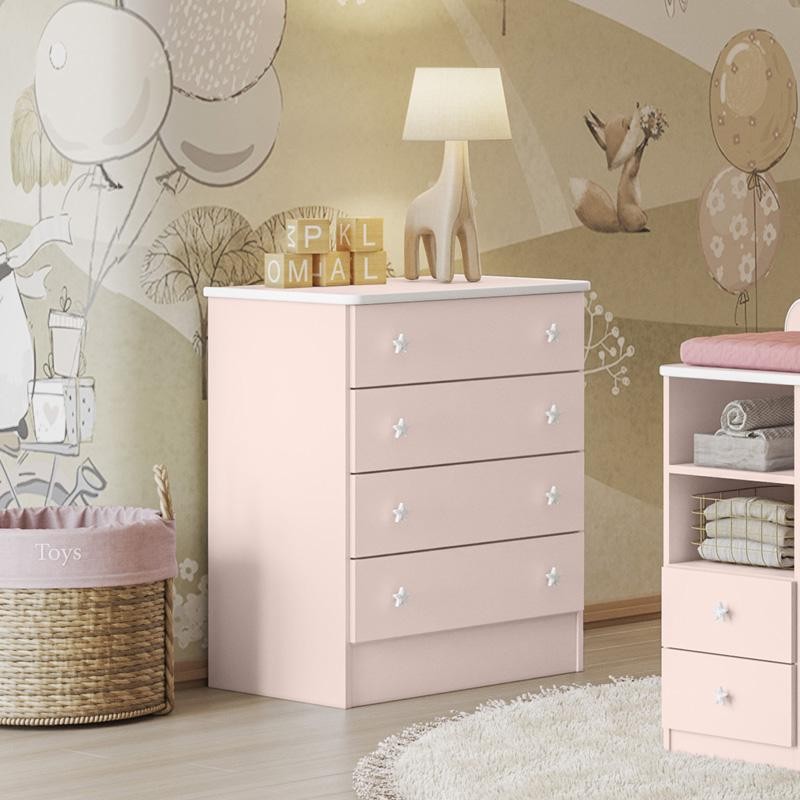 Cômoda Qmovi Doce Sonho: Onde Comprar | BuscaProdutos