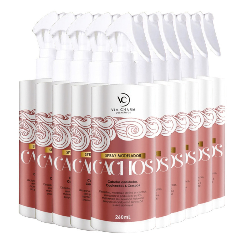 10 Spray Modelador De Cachos VC Cacheados Atacado