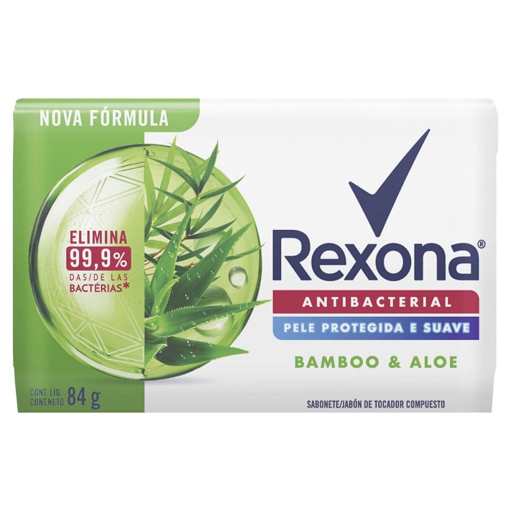 Sabonete Rexona Barra Antibacterial 84Gr Bamboo Fresh - Beauty