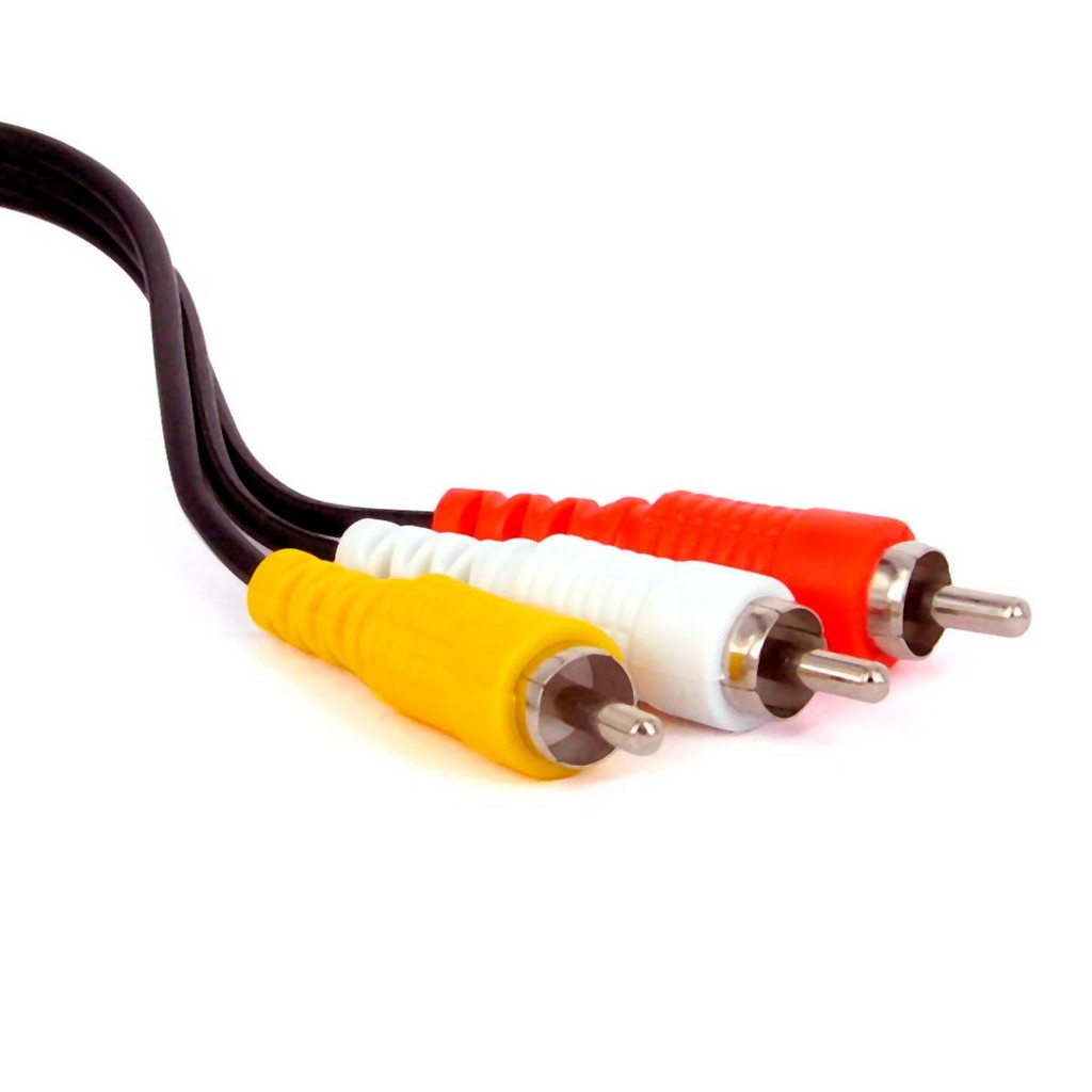 Cabo RCA Triplo - Audio e Video - 1,50 metros em Oferta na Shopee