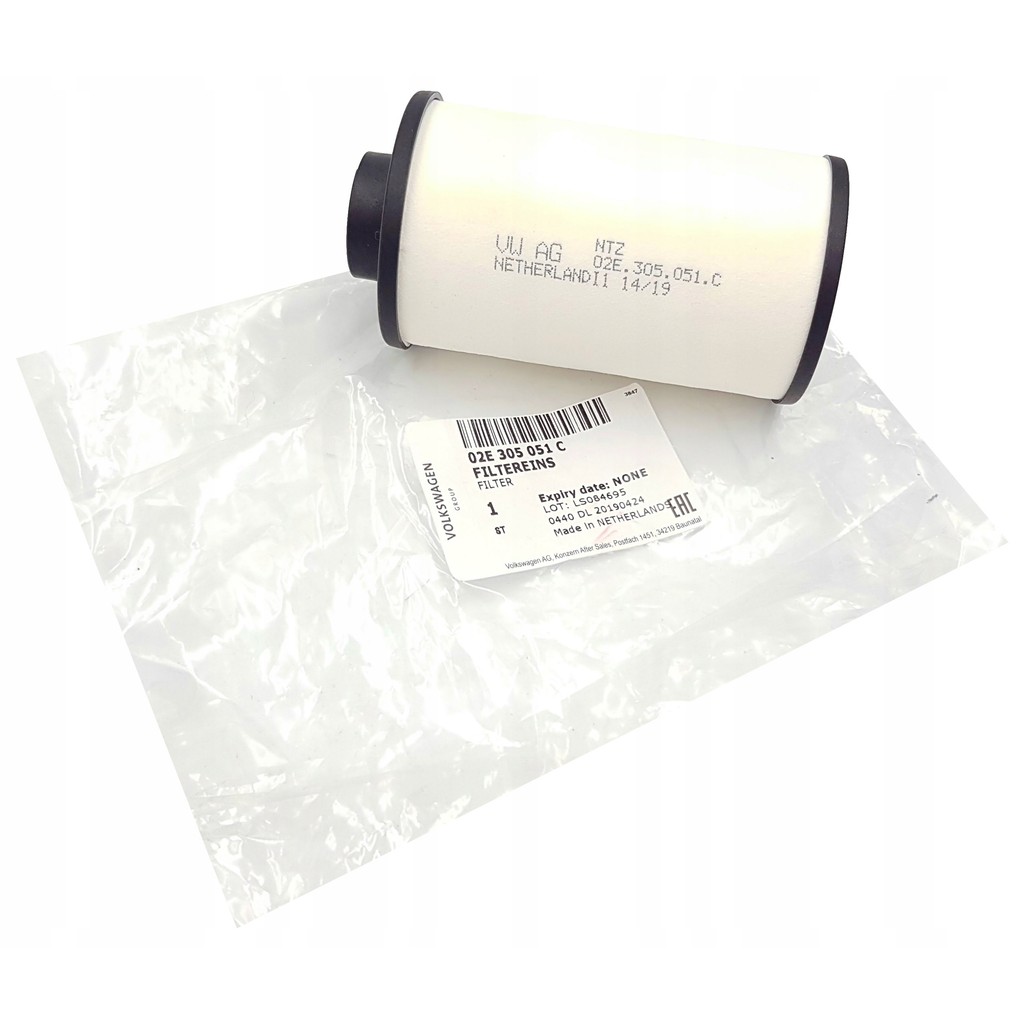 Filtro câmbio DSG 6 DQ 250 VW Golf GTI Jetta Fusca 2.0 TSI