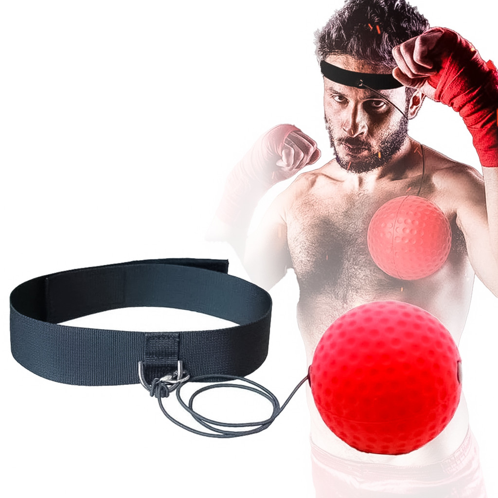 JS Bola Punching Ball faixa de cabeça Para Treinamento de Reflexo para Boxe e Velocidade Muay Thai