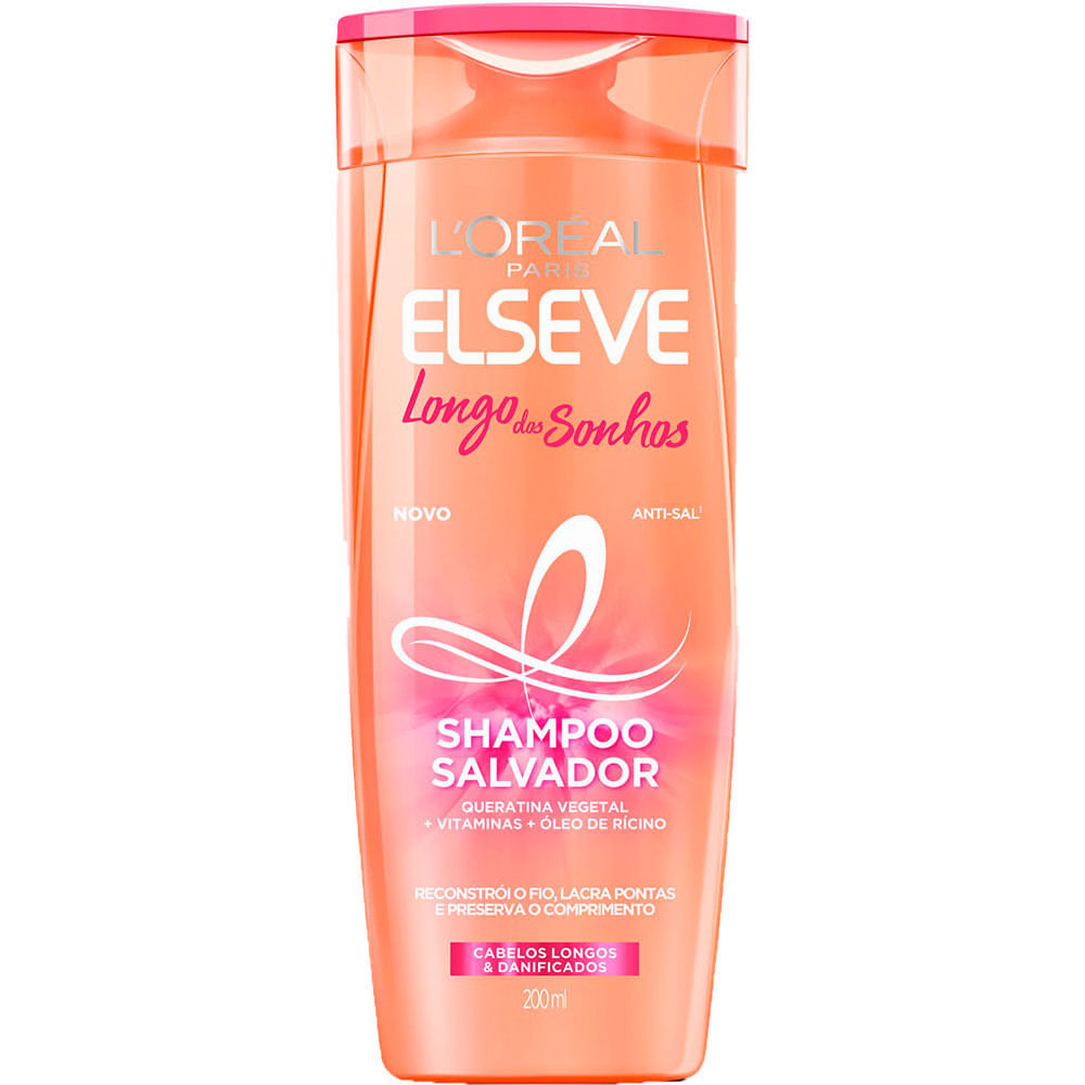 Shampoo Elseve Longo Dos Sonhos 200ml em Oferta na Shopee