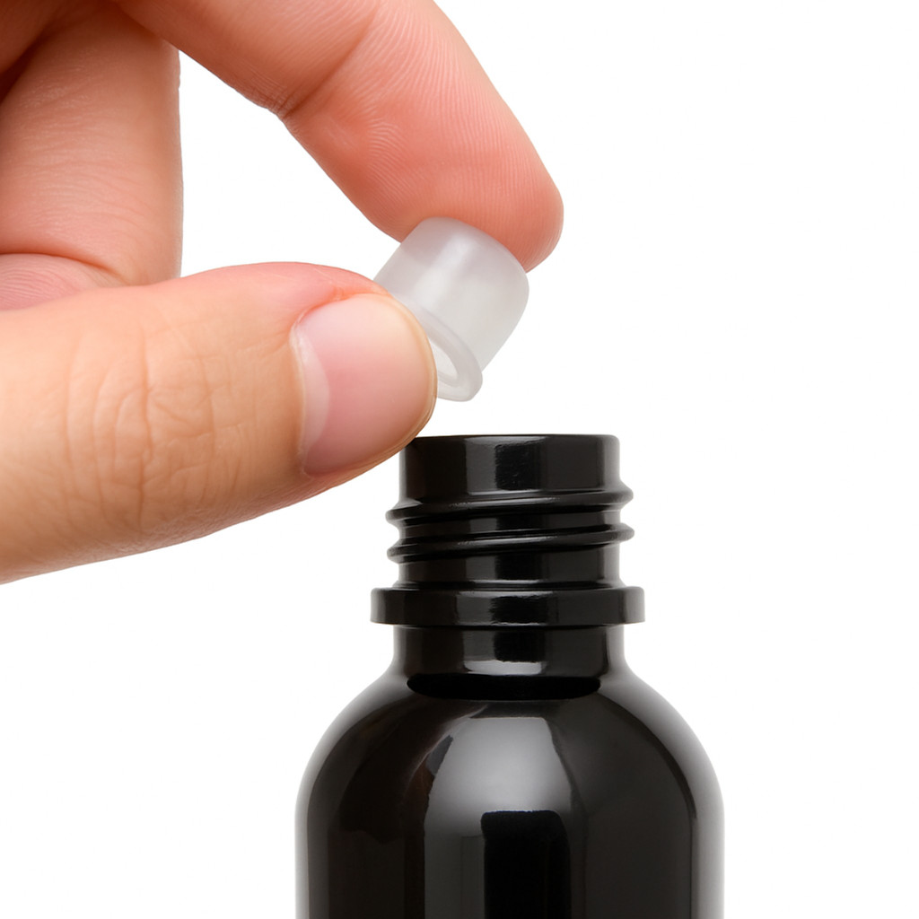 Batoque Bolha 16,5mm Para Vidro Rosca 24/410 em Oferta na Shopee