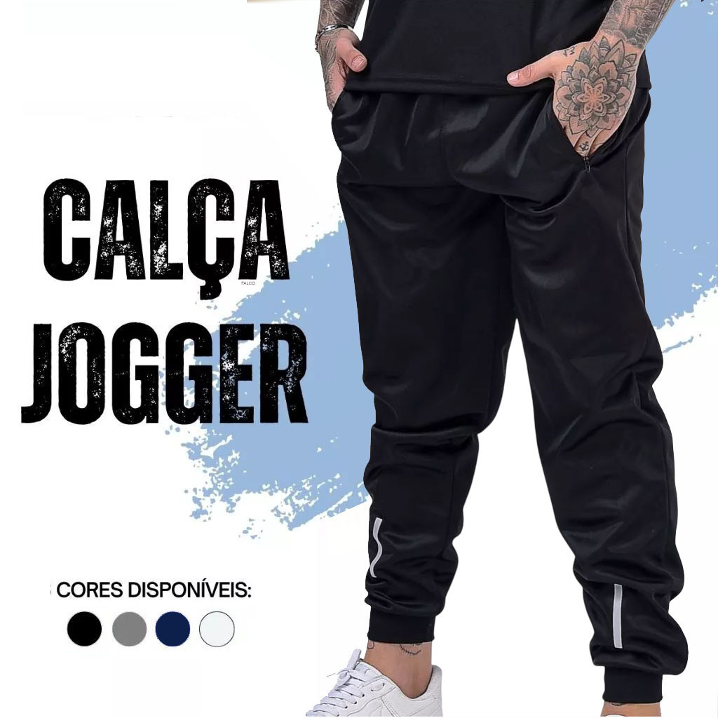 Calça Jogger Esporte Masculino Otima Para Academia e Corrida em Oferta na Shopee