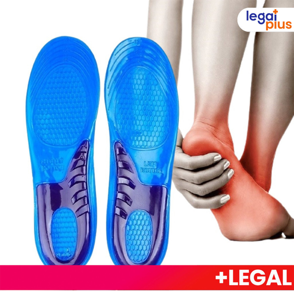 Palmilha de Silicone Ortopédica - Alívio de Dores nos Pés e Absorção de Impacto