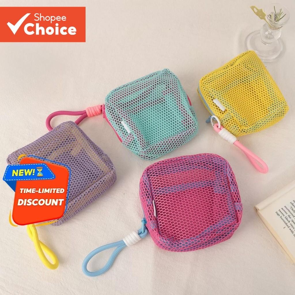 Bolsa De Maquiagem Dopamina Color Mesh , Organizador De Viagem De Grande Capacidade , Perfeita Para Armazenar Cosméticos