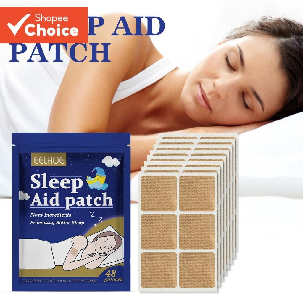 48 Unidades De Adesivo Para Dormir Acalma O Corpo , Melhora Conforto Do Sono , Ajuda Você A Pacificamente . Cuidados Com