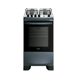 Fogão Dako Supreme 4 Bocas Titanium Grande Forno 60L Acendimento Automático Limpa Fácil Uso Família