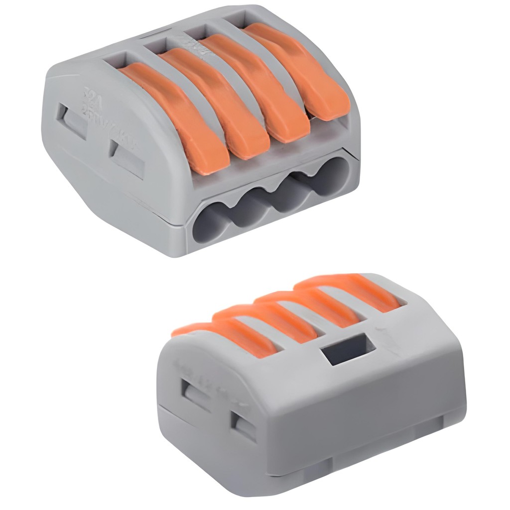 05 Pçs/10 Pçs Conector Borne Emenda 4 Fios - Modelo Pct-214