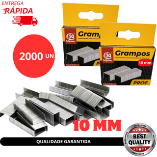 2000 MIL Grampos 10mm Galvanizado de Grampeador Profissional para Tapeceiro alta qualidade em Oferta na Shopee