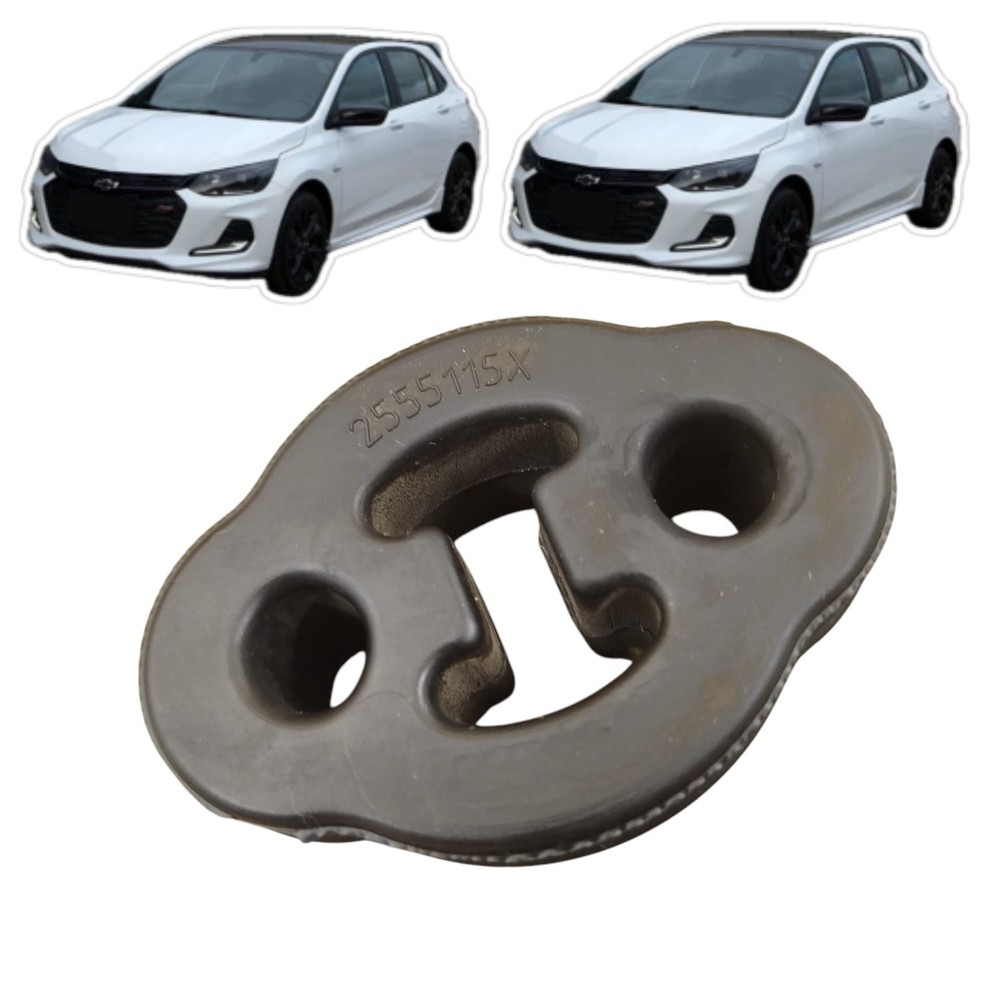 Borracha Coxim Suporte Escape Chevrolet Onix 2020 A 2025