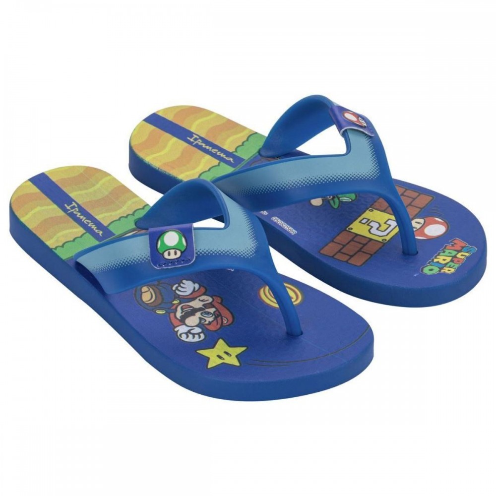 Chinelo Ipanema 27161bp Super Mario Infantil