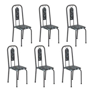 Cadeiras para Sala de Jantar 6 Unidades Lívia em Oferta na Shopee