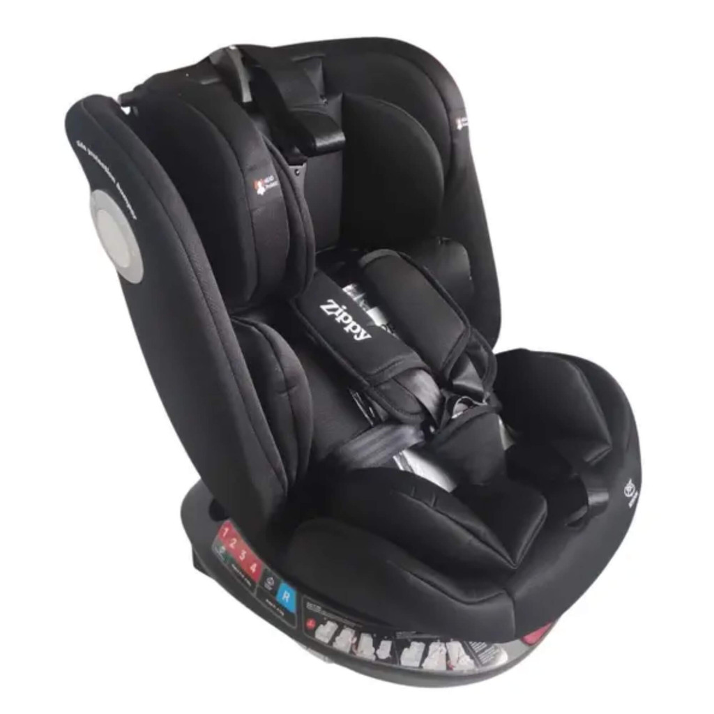 Cadeira Infantil para Carro Black Isofix 36Kg Zippy Toys Cadeirão Bebê Conforto Criança Segurança