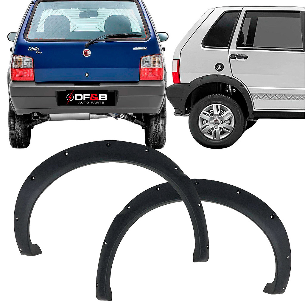 Moldura Paralama Traseiro Uno Way 2008 A 2011
