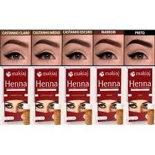 KIT 8 HENNA SOBRANCHELA - MAKIAJ