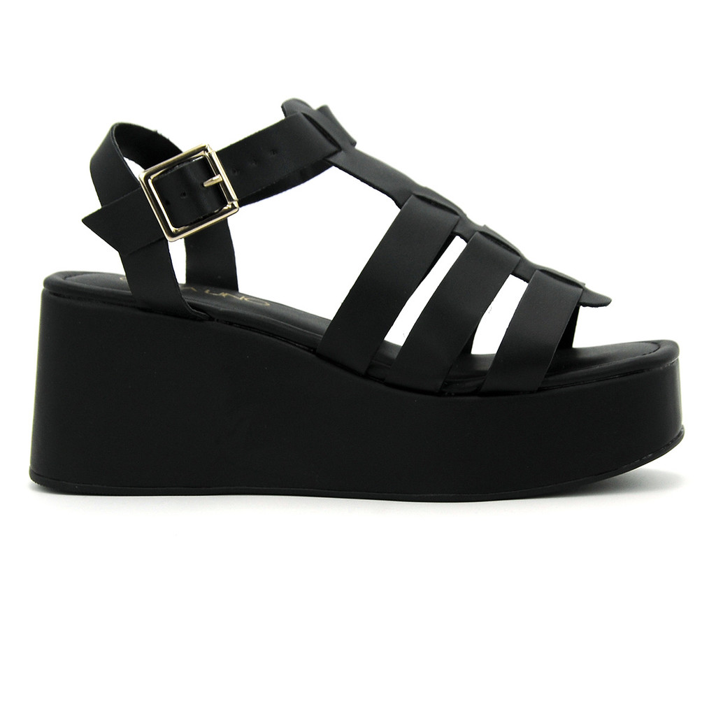 Sandalia Feminina Via Uno Original Papete Meia Pata Moda 033