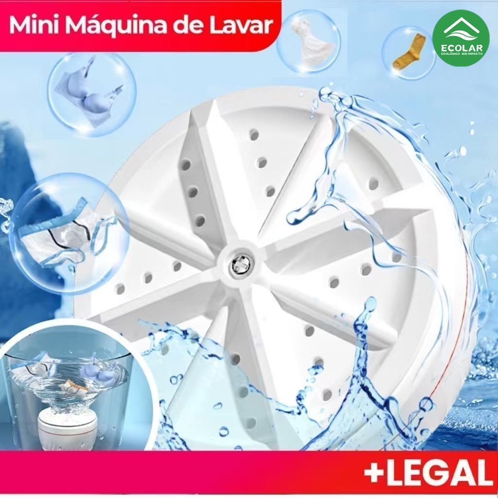 Mini Máquina De Lavar Roupas Panos Toalhas Em Balde Portátil Ultra-Sônico Lavanderia USB Louça Branco Com