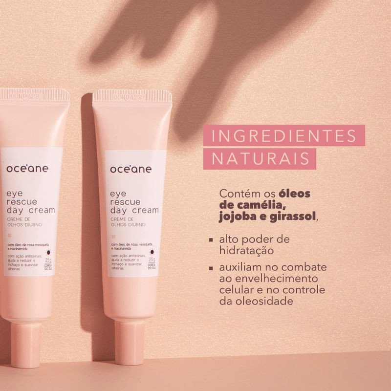 Creme Antissinais Diurno para Área Dos Olhos - Eye Rescue Day Cream 25g - Beauty