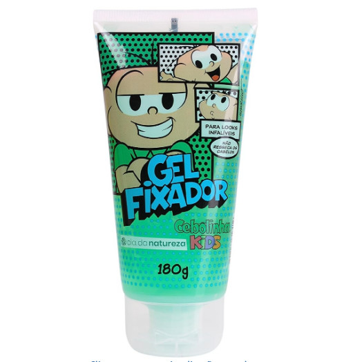 Turma Da Mônica Cebolinha Gel Fixador Para Cabelos 180g - Cia Da Natureza em Oferta na Shopee