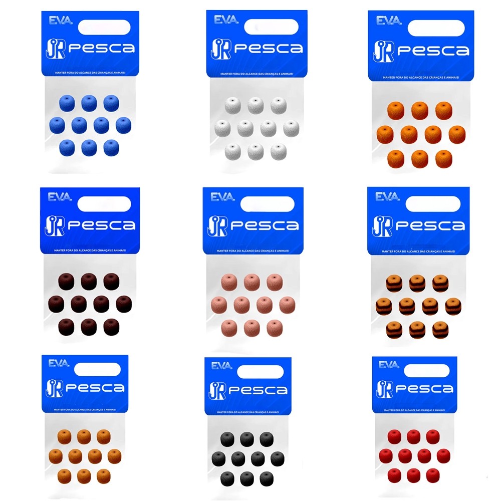 Eva Boleado 8mm Ração - Jr Pesca