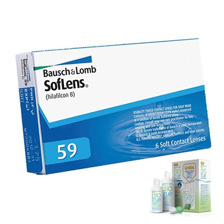 Lente De Contato Soflens 59 Bausch  Lomb uso Mensal com Renu em Oferta na Shopee