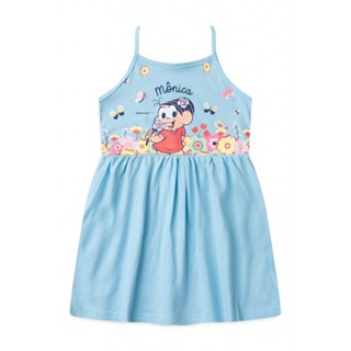Vestido Feminino Infantil Cheiro De Rosa - Turma da Mônica em Oferta na Shopee
