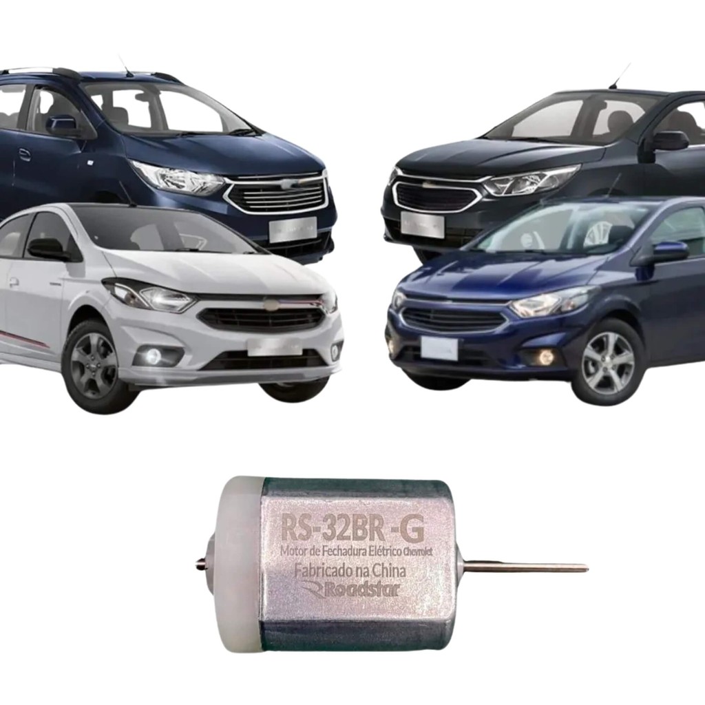 Motor de Fechadura Trava Elétrica Onix/Prisma/Cobalt/Spin Roadstar - RS32BR G MI em Oferta na Shopee