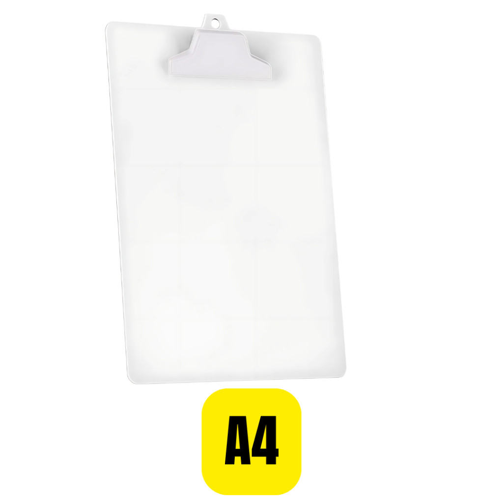 Prancheta Para Livro De Colorir Apoio Proteção De Desenho Sem Manchar Tamanho A4 Acrimet 129 Branco Branca - Acrimet