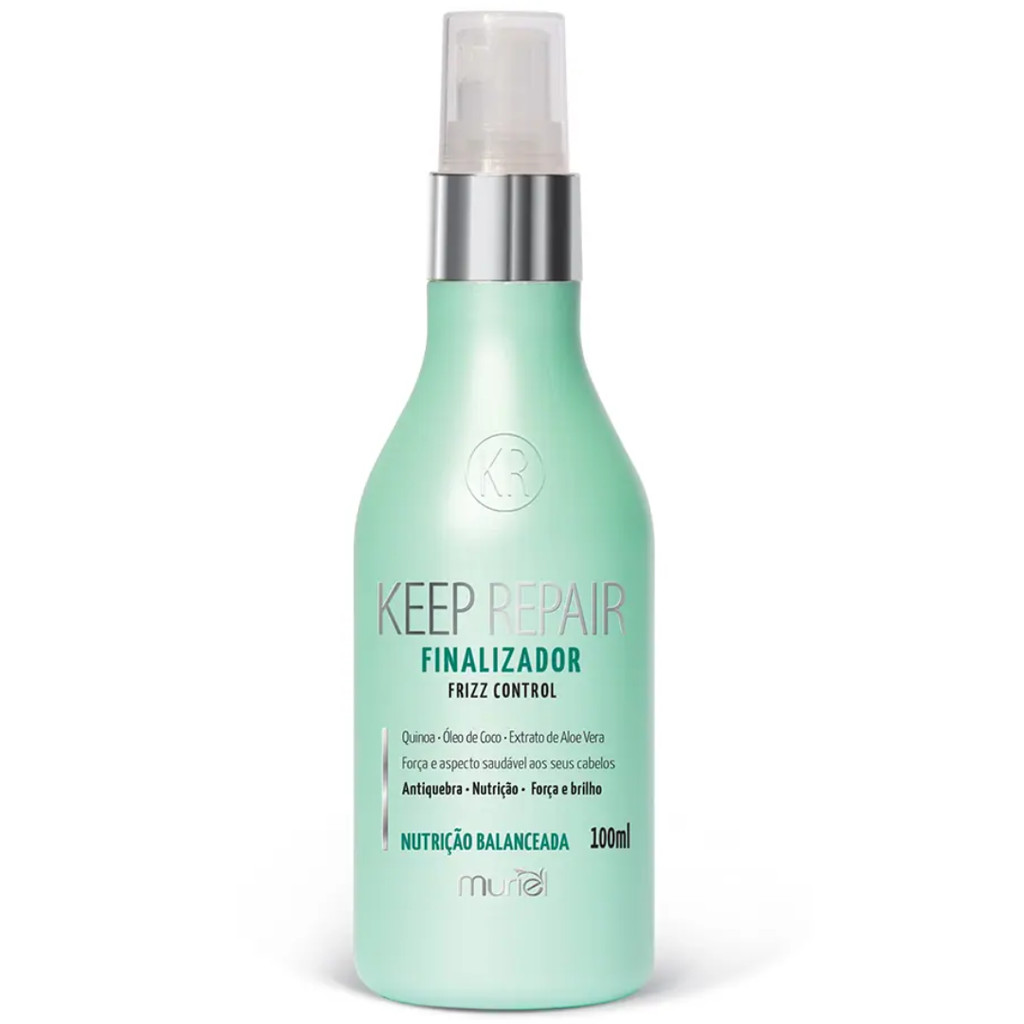 Finalizador Sérum Keep Repair Muriel Frizz Control Sem Enxágue Nutrição Balanceada 100ml em Oferta na Shopee