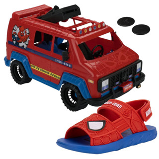 Kit Papete Infantil Homem Aranha E Furgão Grendene Kids 23222 em Oferta na Shopee