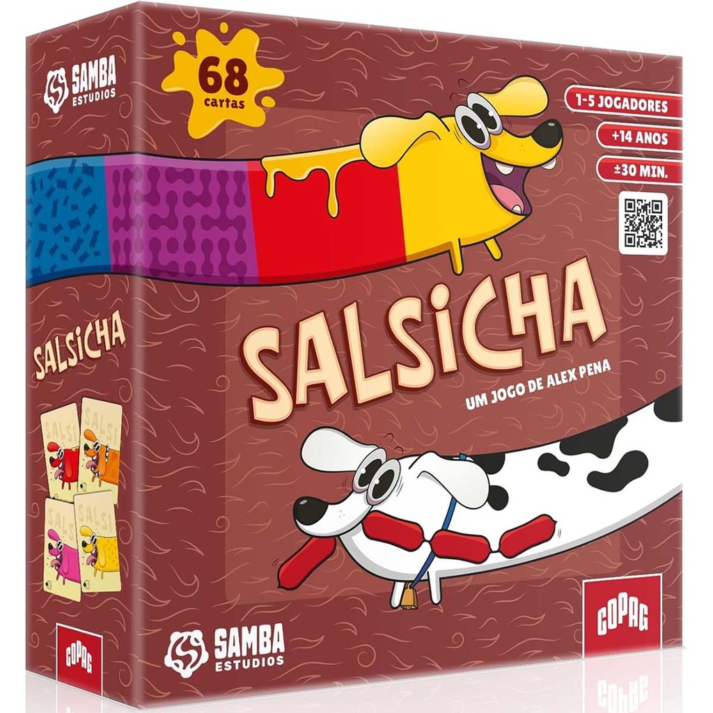 Jogo Cartas Salsicha Copag 68 Cartas Carteado Moderno